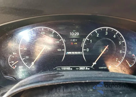 2019 BMW M550Xi из США, поврежденный, VIN WBAJB9C59KB464922